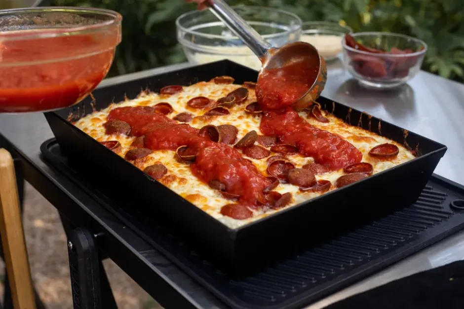 Ooni Detroit-Style pizzapannu, Large