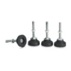 Ooni foot kit modulikansille 4-pack, Black