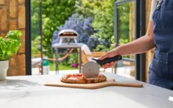 Ooni pizzaleikkuri pyörä., Stainless steel