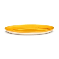 Ottolenghi Feast lautanen L Ø26,5 cm 2-pakkaus, Yellow stripes-red