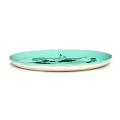 Ottolenghi Feast lautanen L Ø26,5 cm 2-pakkaus, Azure-pepper green