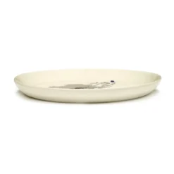 Ottolenghi Feast lautanen S Ø19 cm 2-pakkaus, White-artichoke blue