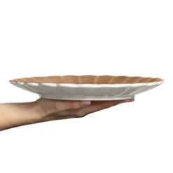 Oyster lautanen 28 cm, Cinnamon