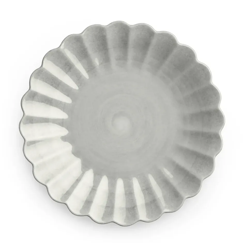 Oyster lautanen 20 cm, Harmaa