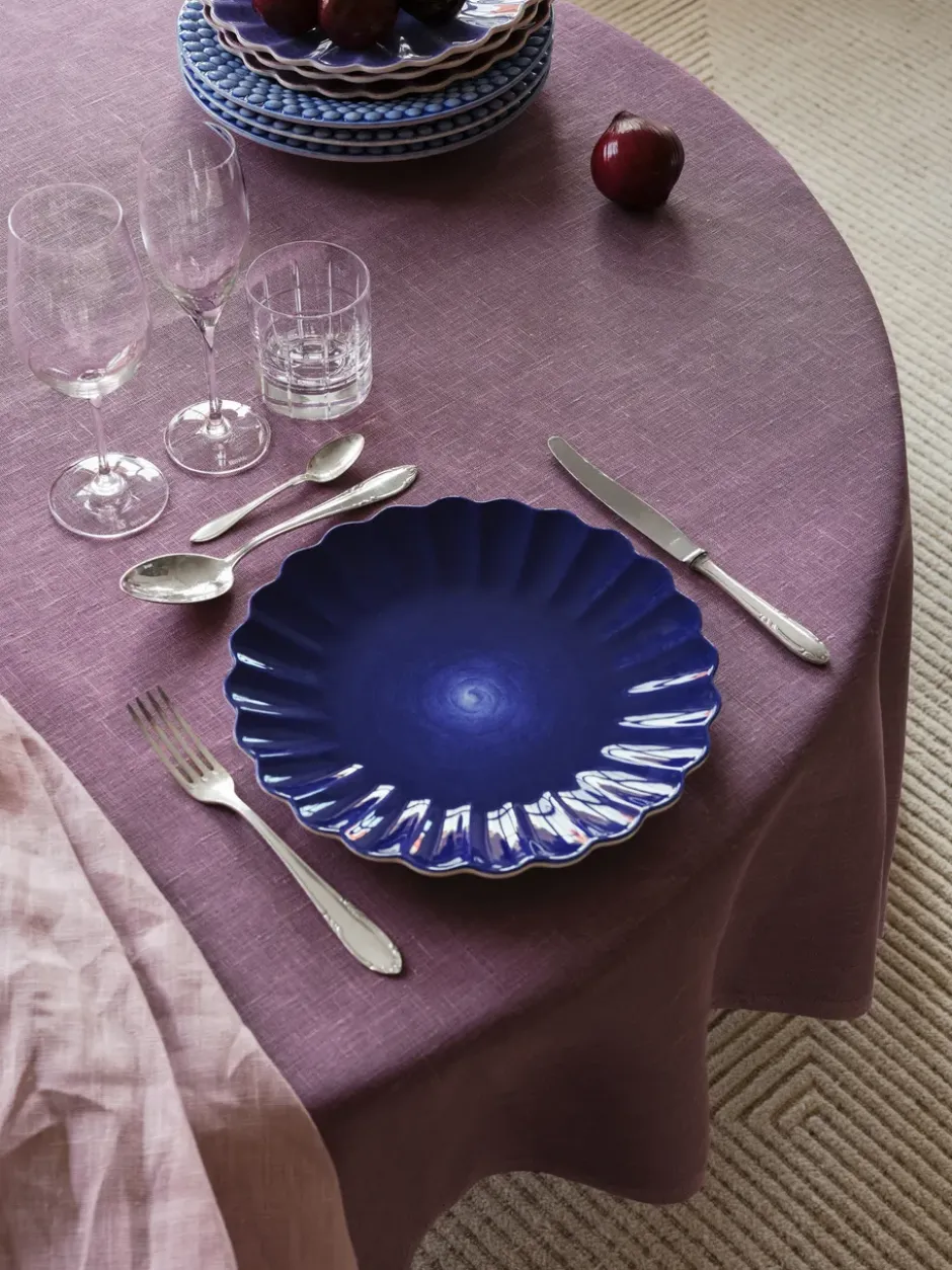 Oyster lautanen 28 cm, Sininen