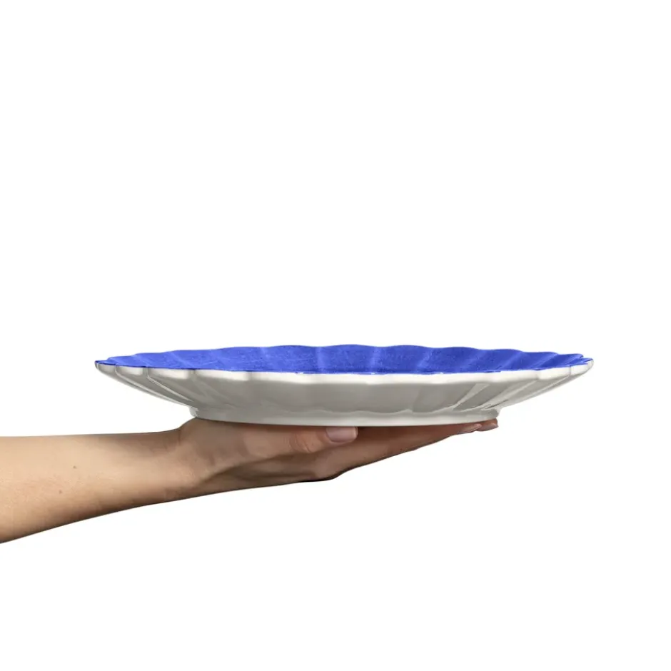 Oyster lautanen 28 cm, Sininen