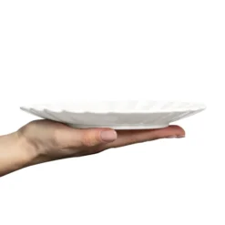 Oyster lautanen 20 cm, Valkoinen