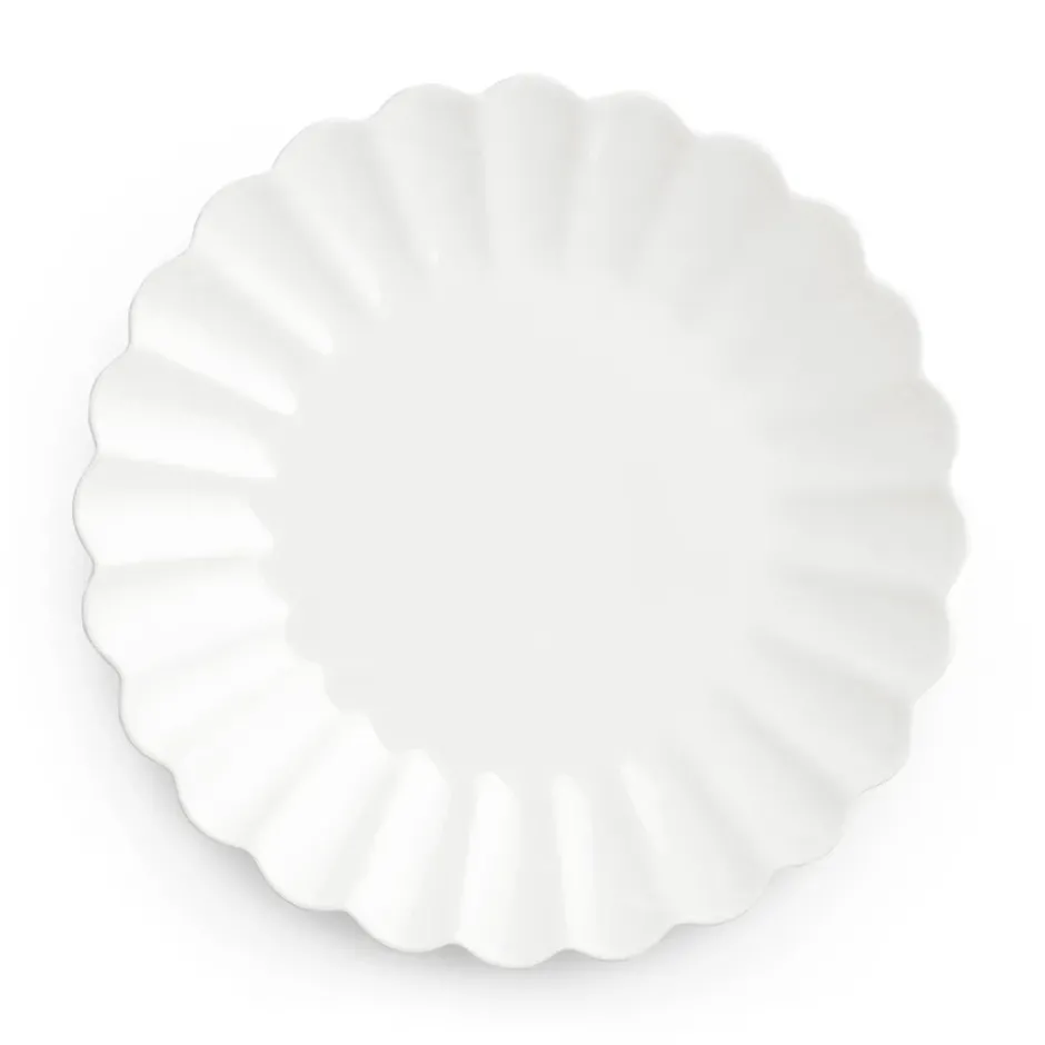 Oyster lautanen 28 cm, Valkoinen