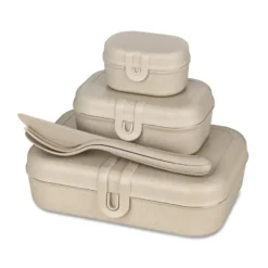 Pascal Ready Set 3 x lounasrasia ja aterimet, Nature desert sand