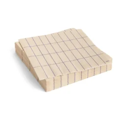 Pattern Lunch lautasliina 33x33 cm 20-pakkaus, Off white-blue grid