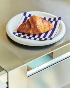 Pattern Lunch Stripe servietti 33x33 cm 20-pakkaus, Light pink-dark blue pillar