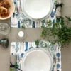 Picknick pöytätabletti 34 x 45 cm 2-pakkaus, Sininen-beige