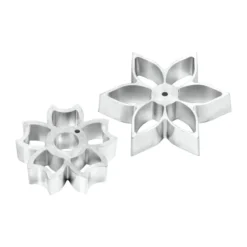 Plate-it flower power vohvelimuotti 2-pack, Teräs