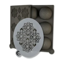 Plate-it infinity silikonimuotti 3 osaa, Harmaa