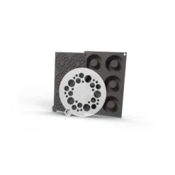 Plate-it inner circle silikonimuotti 3 osaa, Harmaa