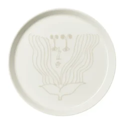 Puutarhurit lautanen Ø19 cm, Beige