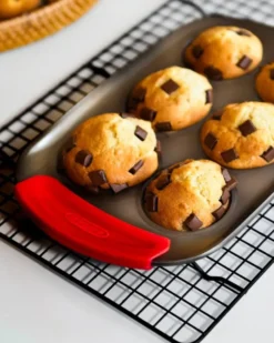 Pyrex Asimetria muffinsivuoka, Silikoni, suorakulmainen, 6 muffinsia