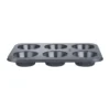 Quantanium Finish muffinsivuoka, Harmaa, 6 kpl