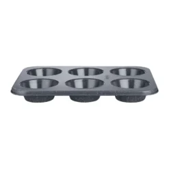 Quantanium Finish muffinsivuoka, Harmaa, 6 kpl