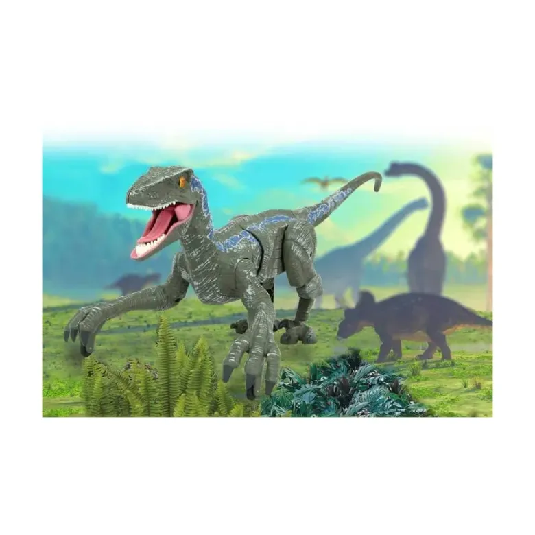 Radiostyrd Dinosaurie Velociraptor Leksaksdinosaurie