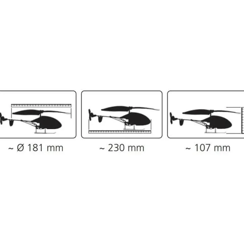 Radiostyrd helikopter Gyro V2 Jamara