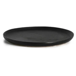 Raw Black lautanen Ø 20 cm, Musta