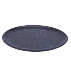Raw lautanen Ø20 cm, musta pilkullinen
