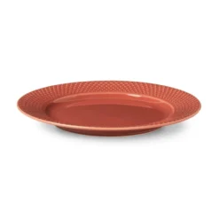 Rhombe lautanen terrakotta, 23 cm