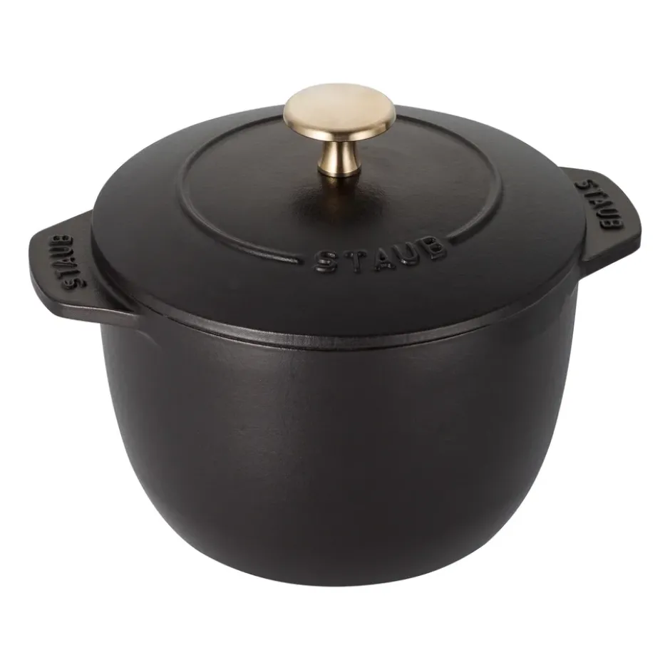 Rice cocotte valurautapata 1,6 L, Musta