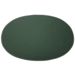 Ørskov pöytätabletti nahka soikea, tummanvihreä