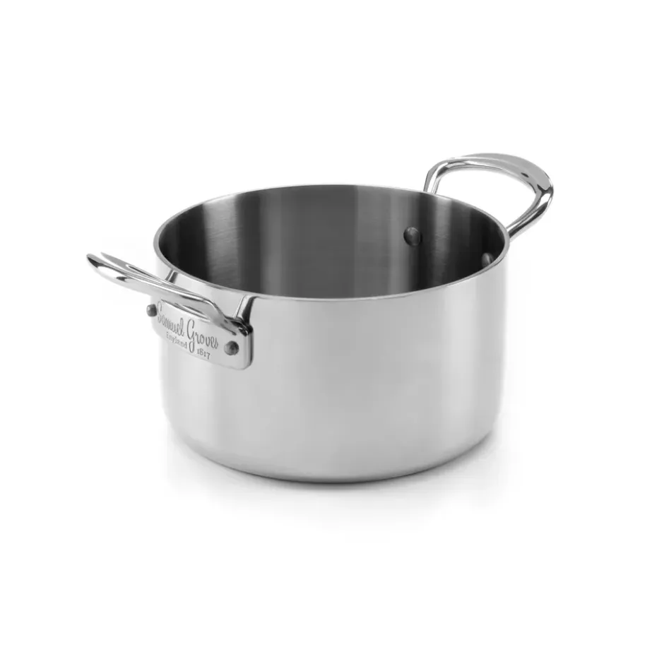 Samuel Groves kattila kannella ruostumaton teräs, 5 l