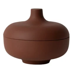 Sand kannellinen kulho M Ø 12 cm, Red clay