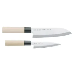 Satake Houcho -veitsisetti petty & santoku, 2 osaa