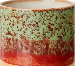 70s ceramics Säilytyspurkki Ø11x22,5 cm, Cove