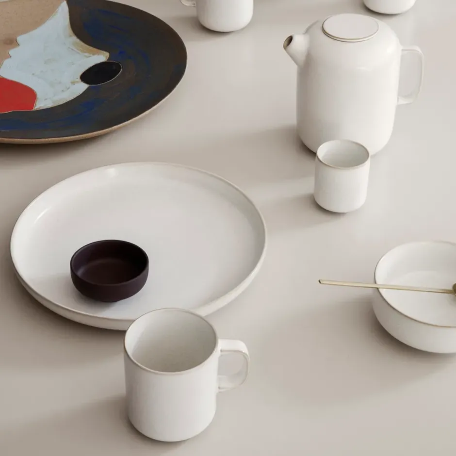 Sekki lautanen, large, Cream