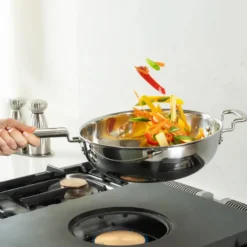 316 Series wokkipannu, Ruostumaton teräs, 28 cm