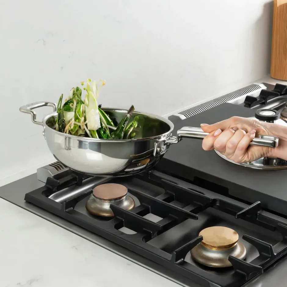 316 Series wokkipannu, Ruostumaton teräs, 22 cm