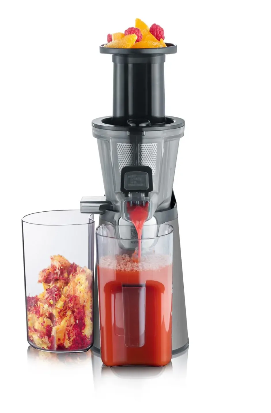 Severin ES 3571 slowjuicer 1 L, Harmaa