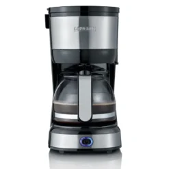 Severin KA 4808 Compact kahvinkeitin 4 kupille, Ruostumaton teräs - musta