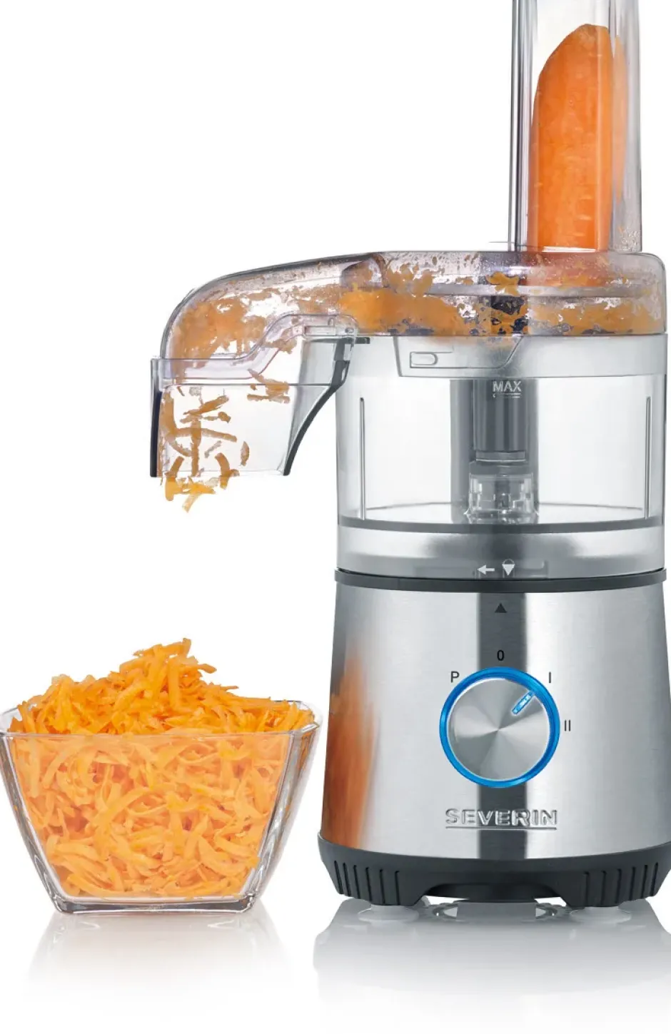 Severin KM 3865 Compact Silppuri 500 ml, Ruostumaton teräs