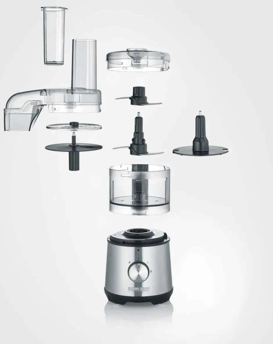 Severin KM 3865 Compact Silppuri 500 ml, Ruostumaton teräs
