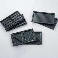 Severin SA 2968 voileipägrilli multi 3 in 1, Musta