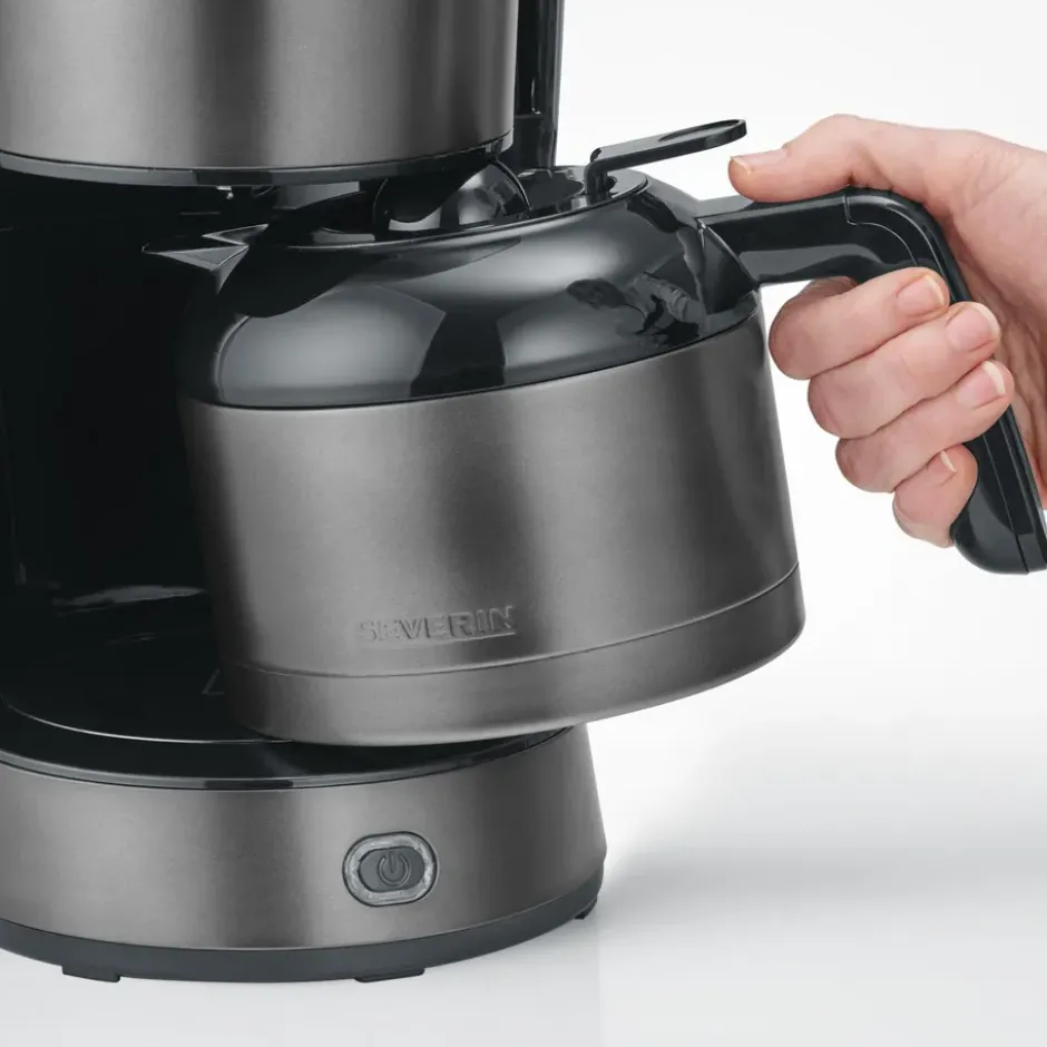Severin termoskahvinkeitin Type KA 9343, Dark Inox