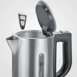 Severin WK 3647 matkavedenkeitin setti 0,5 L, Harjattu teräs