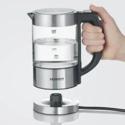 Severin WK 3458 vedenkeitin lämpötilansäädöllä 0,5 L, Ruostumaton teräs