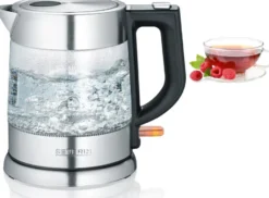 Severin WK 3468 vedenkeitin 1 L, Ruostumaton teräs