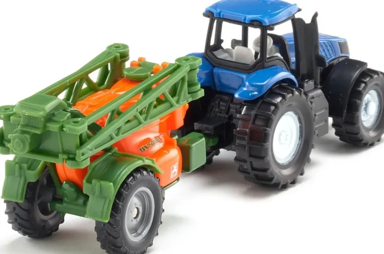 Siku Traktor New Holland med gödselspridare 1668