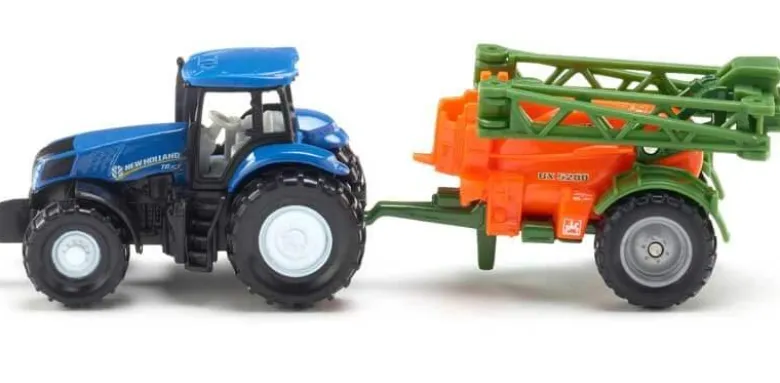 Siku Traktor New Holland med gödselspridare 1668