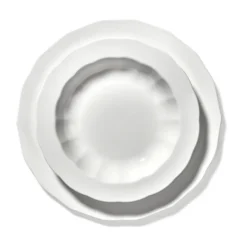 Silhouette lautanen L Ø26 cm 4 kpl, White