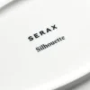 Silhouette oval lautanen S 10x18,5 cm 4 kpl, White